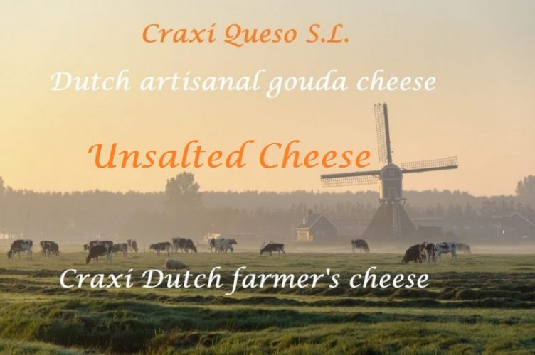 Unsalted cheese, Craxi unsalted artisan gouda cheese for people who need to follow a salt-free diet such as with Hypertension or high blood pressure, kidney disease, fluid retention, liver disease or in certain heart conditions.