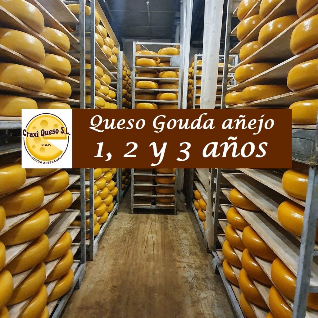 Queso añejo de 1, 2 y 3 años, queso Gouda artesano holandés madurado durante 12, 24 y 36 meses - Queso añejo madurado naturalmente elaborado con leche cruda de vaca