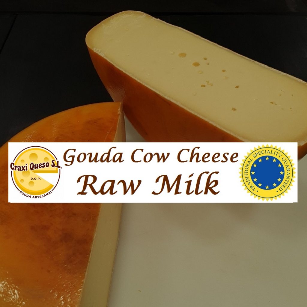 Cured cheese: 4, 6, and 8 months. Artisanal Gouda cheese, cow cheeses