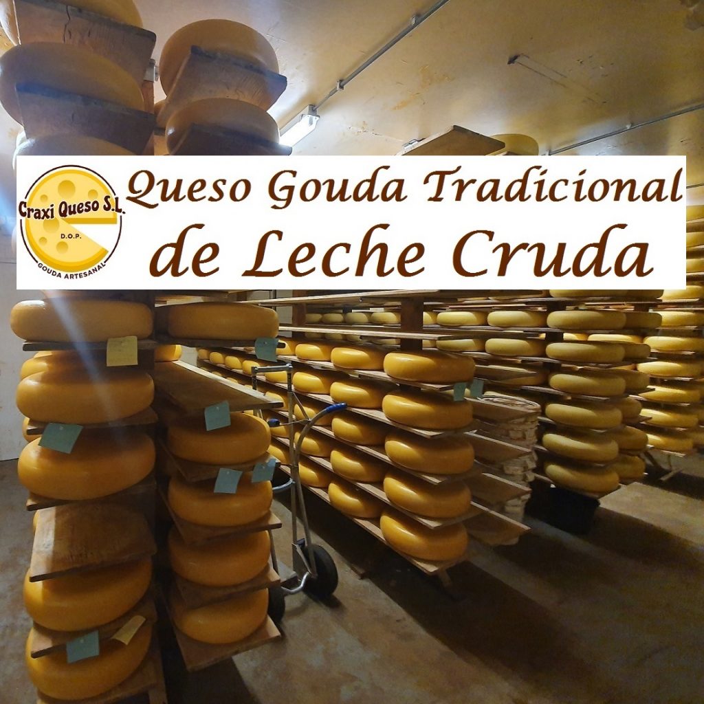 Comprar piezas de quesos enteros. Queso Entero: Queso Gouda Holandés artesanal en España