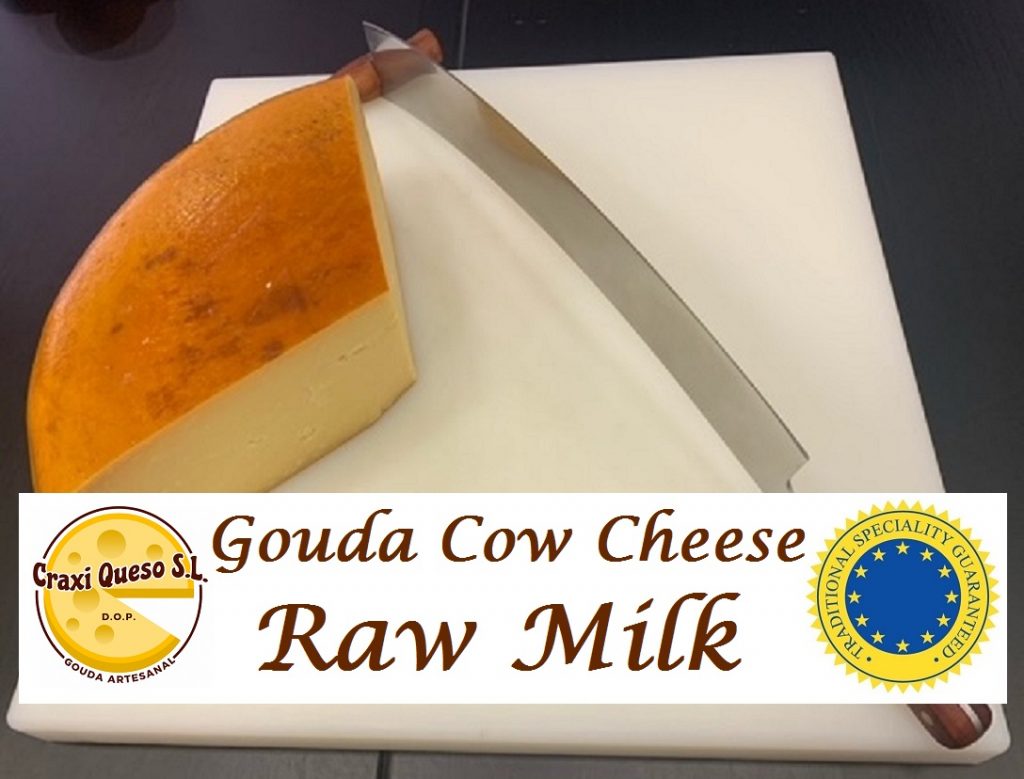Buy cheeses online from Craxi Queso. Specialists in Dutch farmhouse Gouda cheeses in Spain