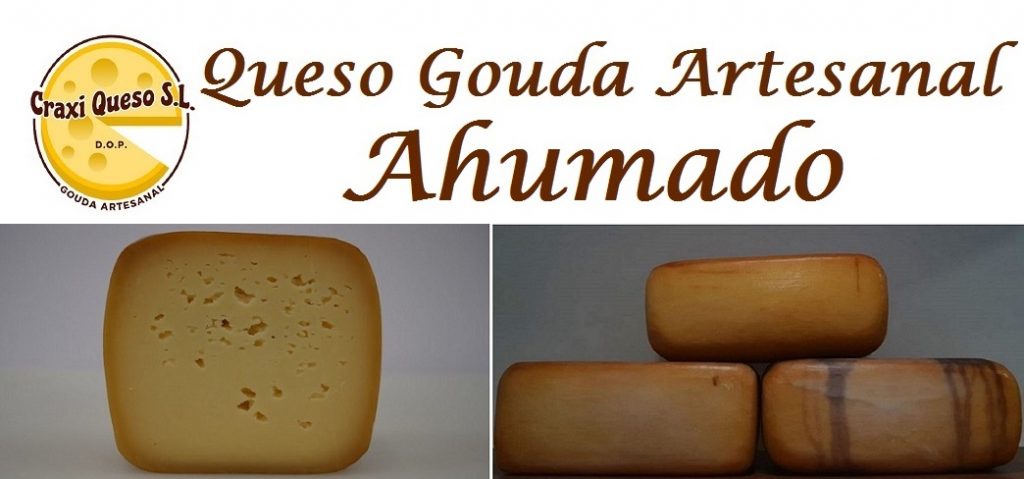 Queso de vaca ahumado elaborado con leche 100% cruda