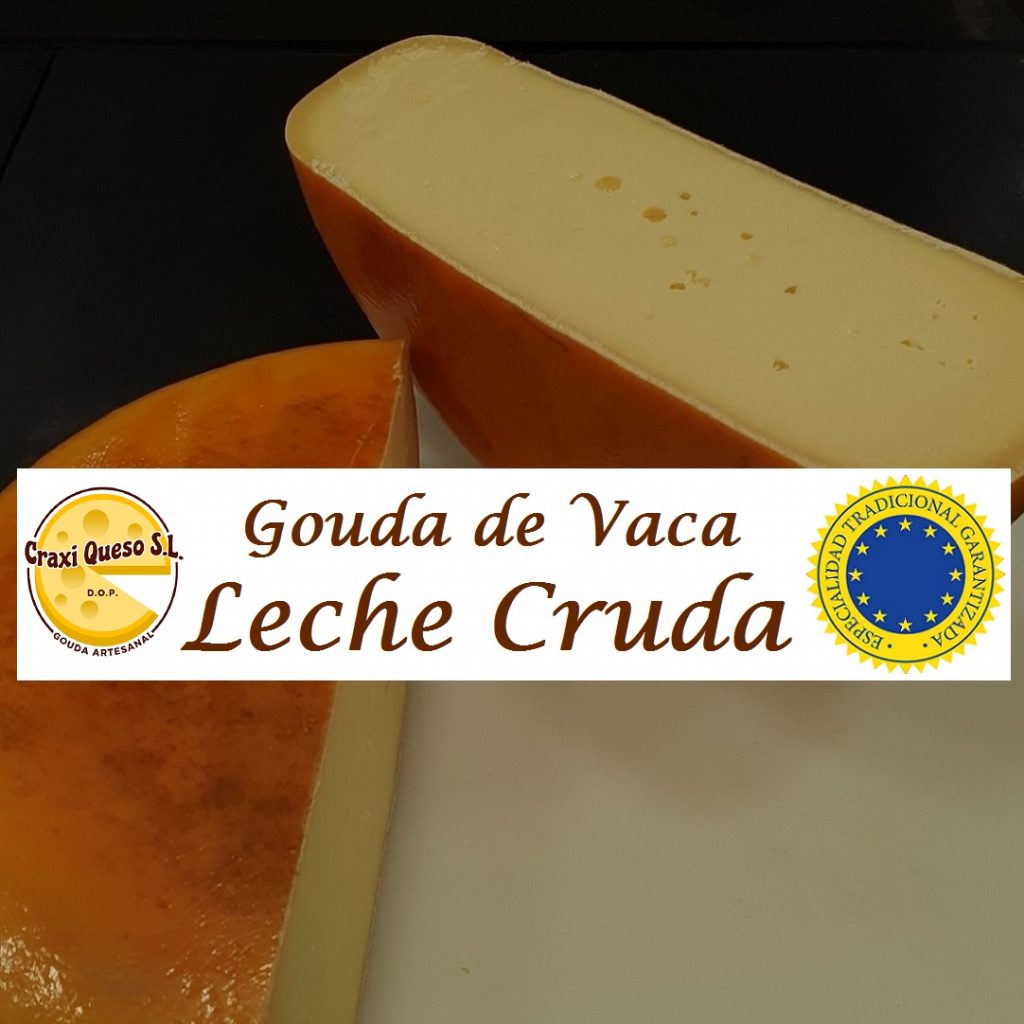 Quesos artesanos en Craxi Queso: Descubre el auténtico queso Gouda curado elaborado con leche cruda de vaca